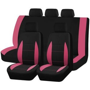 Catzon Car Seat Covers Soft Sponge Easy Install Sedan Truck Suv-pink