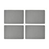 4pk Maxwell And Williams Table Accents Textured Placemat 43x30cm - Charcoal