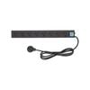 HPM General Purpose 8 Outlet Surge Protected Powerboard Black