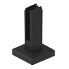ProtectorAl 95 x 95 x 162mm Black Stainless Steel Glass Fence Chisel Spigot - 2 Pack