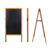 P&P Wooden Double-Sided Chalkboard Sign with Large Magnetic Surface for Indoor & Outdoor