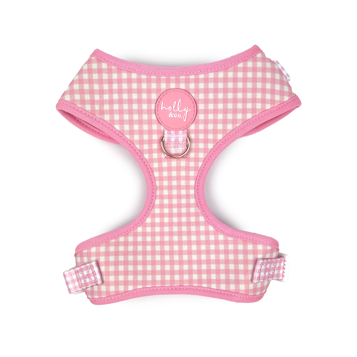 holly-co-pinknic-extra-large-pink-stylish-dog-harness-bunnings