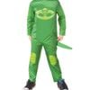 Pj Masks Boys Green Gekko Character Costume - 3-5
