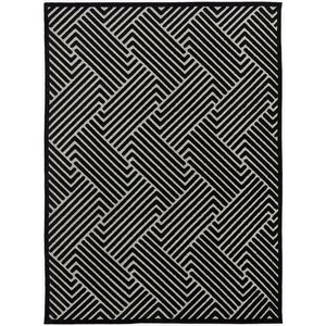 Geller Cindy Black & Gold 230x160cm - Medium Power Loomed Rug