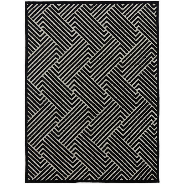 Geller Cindy Black & Gold 230x160cm - Medium Power Loomed Rug