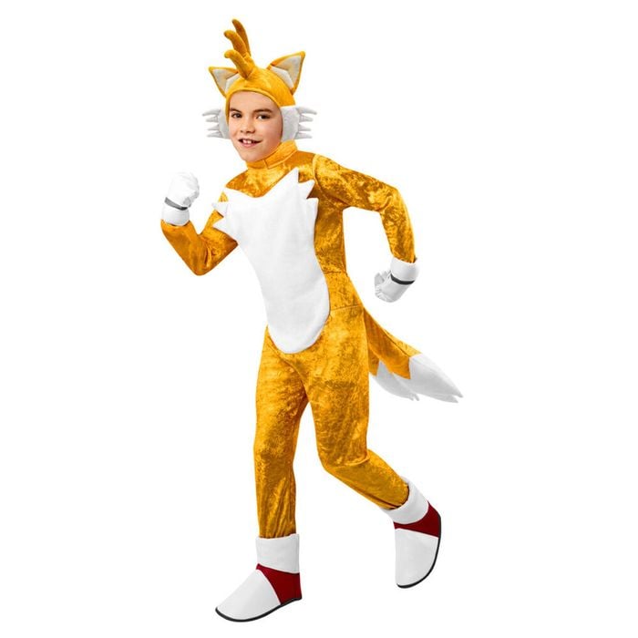 Tails 'Sonic The Hedgehog' Deluxe Boys Dress Up Halloween Costume Size S