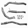 Ignite Exhausts Turbo Back For Nissan D22 Navara 3l 3" No Cat With Hotdog Raw Aluminised Steel