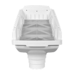 Rain Harvesting 150mm Leaf Eater Commercial PP Rain Head