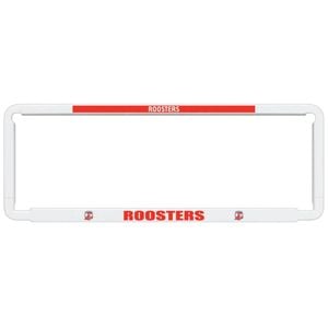 2x Official Nrl Sydney Roosters Car Number Plate Frame Cover Surround