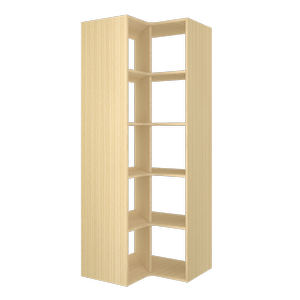 Lugna 1776 x 682 x 390mm Sand 5 x 2 Cube Corner Unit