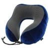 Milleni Memory Foam Comfort Ergonomic Air Travel Neck Pillow Neck Support Flight  Navy