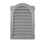 Builders Edge 356 x 559mm Round Top Exterior Wall Vent