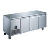Polar U-series Counter Fridge Premium Triple Door Stainless Steel 420ltr Refrigerated Workbench