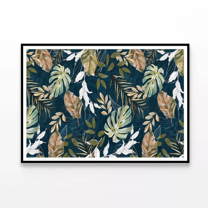 Pattern of Tropical Leaves  Print 100% Australian Made 120x90cm  (Poster)