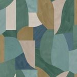 Ennedi Teal Wallpaper. 53cm x 10.05m