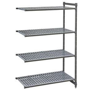 Cambro Camshelving Basics Plus 4 Tier Shelving Add On Unit 1830x915x540mm Storage Rack Kitchen Pantry Organization
