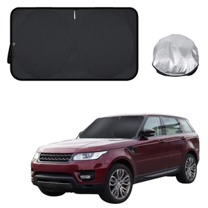 Front Windscreen Sun Shade for Land Rover Range Rover Sport 2014 - Current L494 - Standard 150 x 85 cm - Black