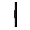 Vencha Edgar 12w Tri-Colour LED Linear IP54 Exterior Wall Light - Black