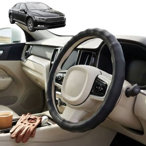 Australian Goose Steering Wheel Cover for VolksWagen Passat 2015 - Current (B8) Circle Black