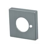 Miles Nelson Satin Chrome S Range Privacy Square Rosette Cover