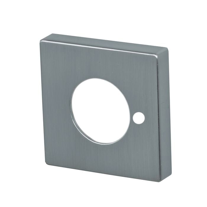 Miles Nelson Satin Chrome S Range Privacy Square Rosette Cover