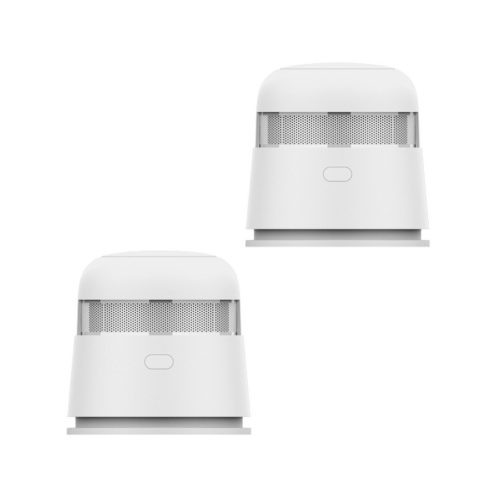 Family Shield 10 Year Photoelectric Round Smoke Alarm - Twin Pack