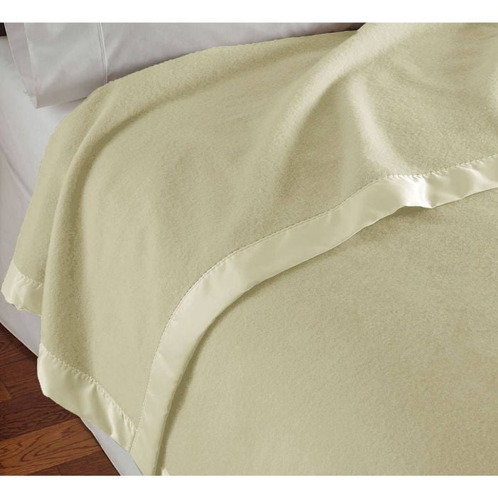 Bloomington 400GSM Luxury Wool Blanket Cream King