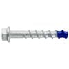 DeWALT 10 x 100mm Blue Tip Galvanised Hex Screw Bolt - 4 Pack