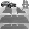 6D Diamond Car Floor Mats for Mazda CX-9 2016-Current-Ultimate Set-Grey-Outback GT