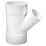 Holman 100 x 65mm 45º Female And Female DWV Reducing Junction