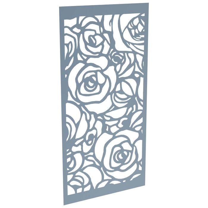 ProtectorAl 300-1200 x 1201-2400mm Deep Ocean Roses Unframed Solid Aluminium Decorative Panel 