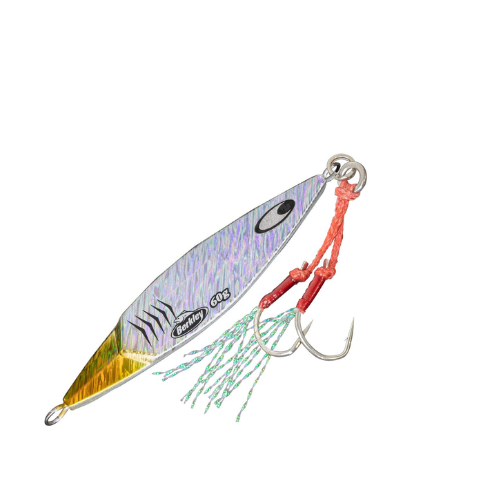 Berkley Skid Jig Fishing Lure 60g Metal Jig MajSilver/Gold