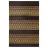 Fab Habitat 180x270cm  Chestnut And Walnut Brown Seattle African Recycled Plastic Outdoor Rug