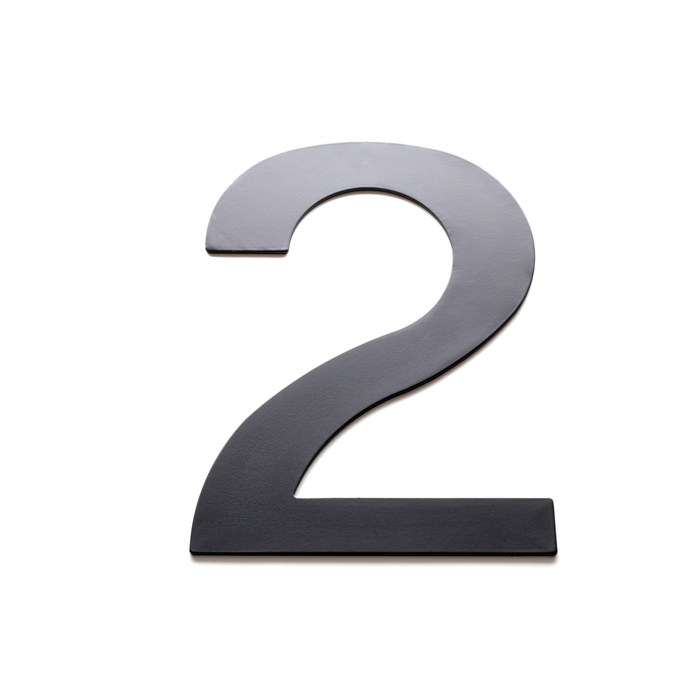 Sandleford 200mm Black Lorenzo House Number 2