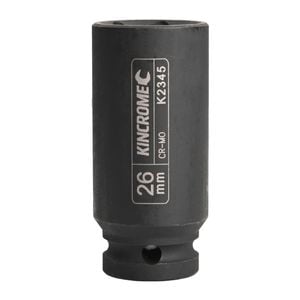 Kincrome 26mm 1/2" Drive Deep Impact Socket