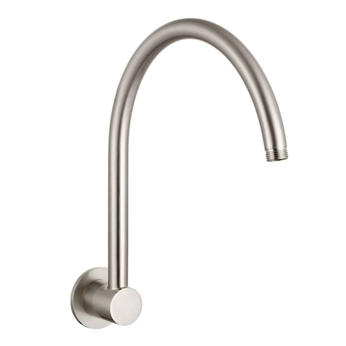 Mondella 300mm Brushed Nickel Resonance Gooseneck Shower Arm