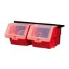 Pinnacle 120 x 136 x 220mm Plastic Storage Totes - 4 Pack