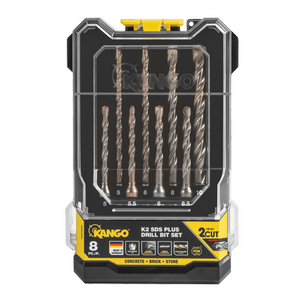 Kango K2 8 Piece SDS Plus Drill Bit Set