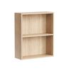 Kaboodle 700-799mm Almond Oak Customisable Shallow Wall Open Shelf