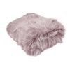 Radisson Angora Dusty Pink Luxury Long Hair Faux Fur Throw Rug 127 x 152 cm