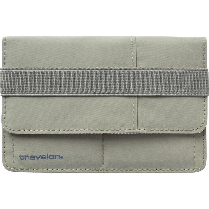 Travelon RFID Blocking Flap Passport Holder in Moss
