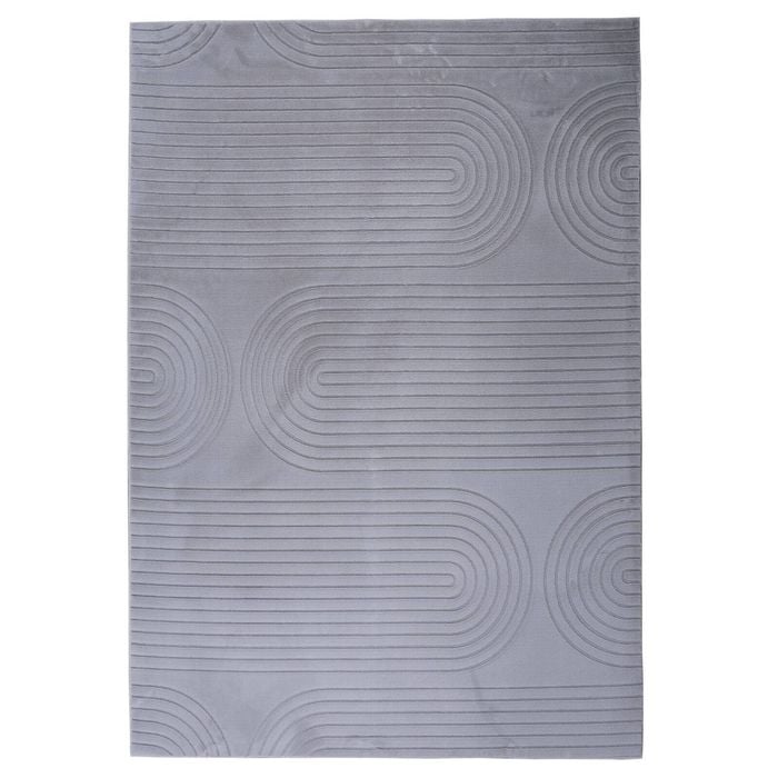 160 x 230cm Silver Ronnie Loop Rug