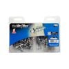 Cobra 4.0mm Zinc WallDriller Anchor Screws/Bits - 50 Pack