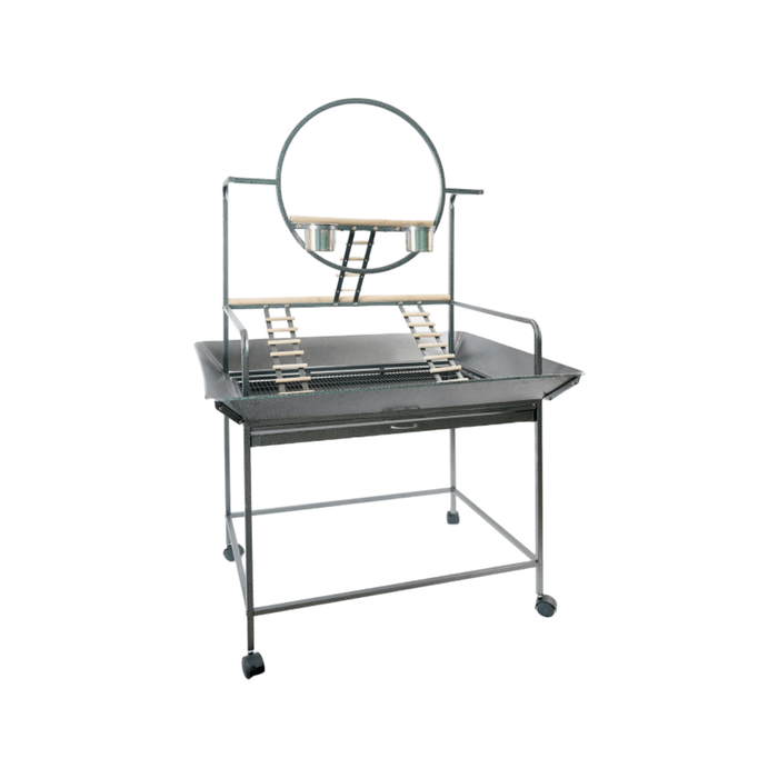 Yes4pets Large Bird Cage Parrot Playpen Gym Toy Stand With Ladder On Wheels