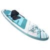 VEVOR Inflatable Stand Up Paddle Board  White and Blue for Youth and Adults
