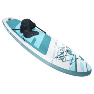 VEVOR Inflatable Stand Up Paddle Board  White and Blue for Youth and Adults