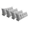 SOGA 4x 150cm Silver Wedge Pillows