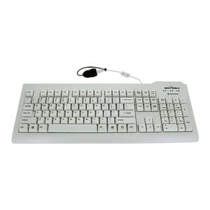 Seal Shield Silver Keyboard Usb Us English White [sswksv207g]