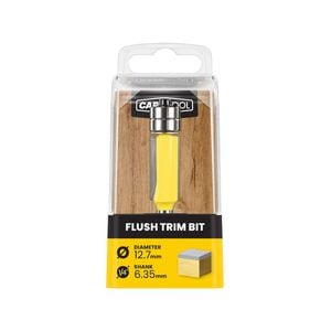 Carbitool 12.7mm TCT Flush Router Bit 