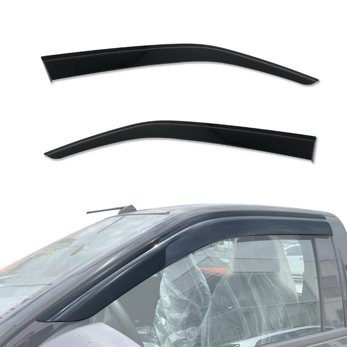 AUSGO Injection Weather Shields for ISUZU D-MAX DMAX Single / Extra Cab 2020-Onwards Weathershields Window Visors Wind Deflector
